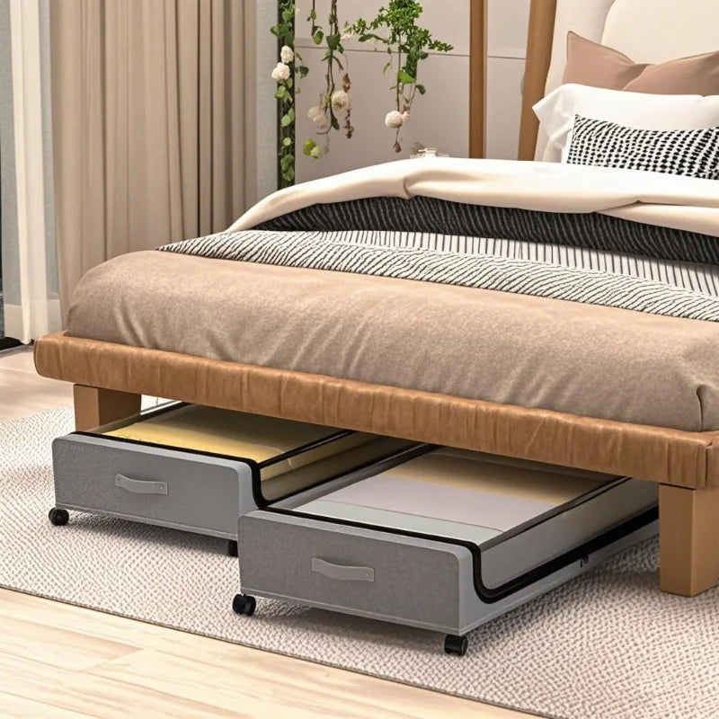 Scatola porta scarpe sottoletto da 60 L con ruote - MondoScarpiera.it