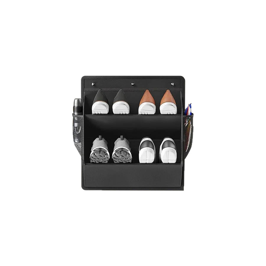 Organizzatore scarpe sospeso nero a più tasche - MondoScarpiera.it