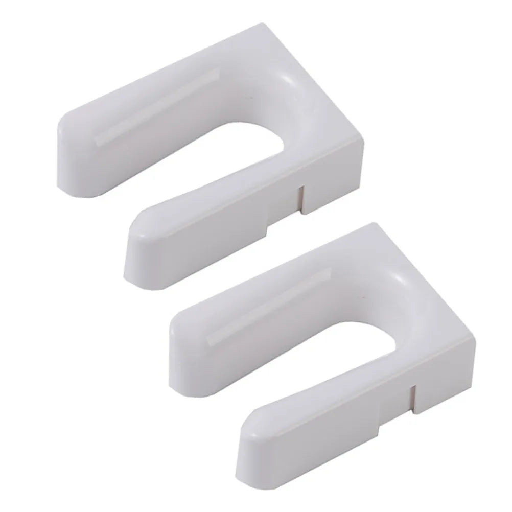 Porta stivali da parete in plastica bianca, set da 2 - MondoScarpiera.it