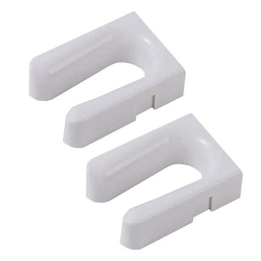 Porta stivali da parete in plastica bianca, set da 2 - MondoScarpiera.it